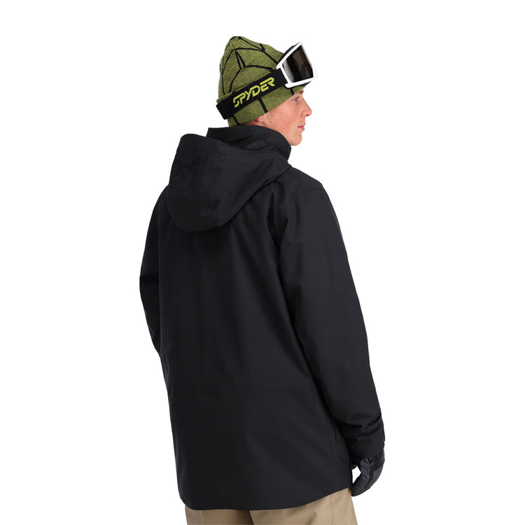 Spyder, Jackets & Coats, Spyder Outbound Black Half Zip Pullover Ski  Jacket Activewear Textured